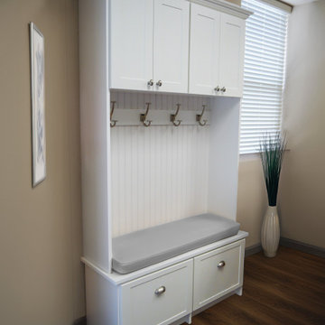 Beadboard Entryway Storage