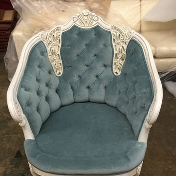 Beautiful Blue Arm Chair