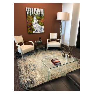 Beautiful Rug for a waiting room - Modern - Entry - Calgary - by Indo ...