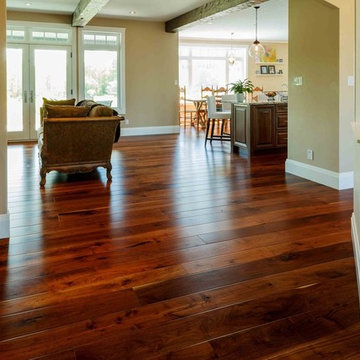 Beautiful Rustic Walnut Hardwood Flooring