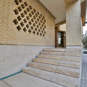 Beige Travertine used for Lobby and Enterance of Safa Residence