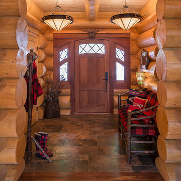 Big Moose, New York Log Home