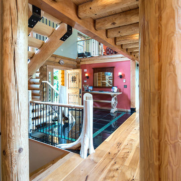 Big River Lodge Rhode Island Log Home (L11842)