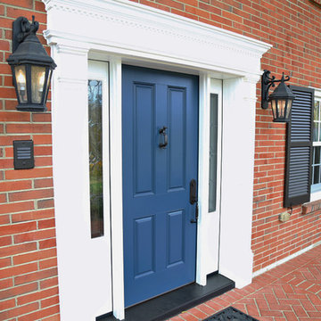 Blue Provia Entry Door