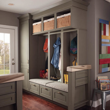 Boot Benches and Mudroom Cabinetry