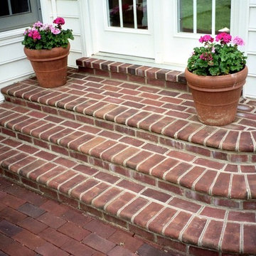 Brick Molded Steps Entryway