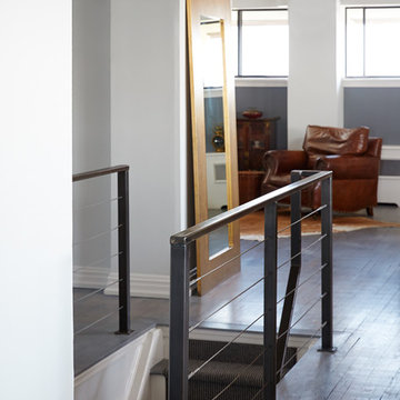 Brooklyn Duplex Penthouse Apartment – Interior Design Entry