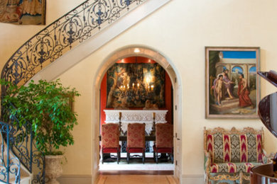 Tuscan entryway photo in Dallas