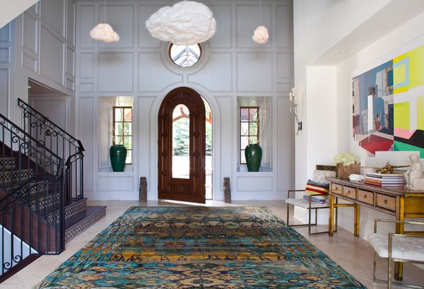 Transitional Entry by Andrea Schumacher Interiors