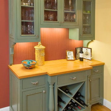 Built-in Cabinet with Wine Storage