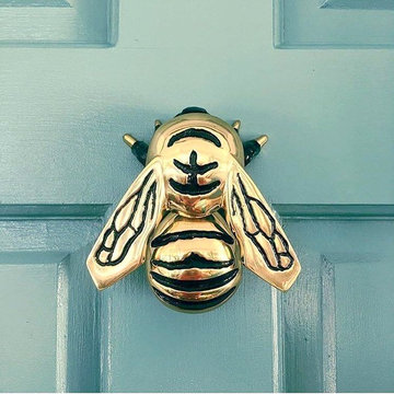 Bumblebee Door Knocker, Brass - MH1101