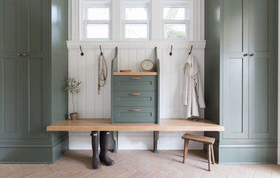 Mudroom Makeover Offers Clutter-Free Charm
