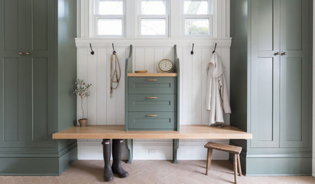 Mudroom Makeover Offers Clutter-Free Charm