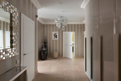 Inspiration for a contemporary entryway remodel in Other