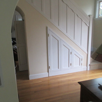 cabinets to stairs