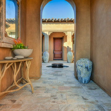California Desert Oasis, Courtyard