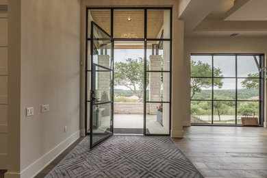 Entryway - modern entryway idea in Dallas