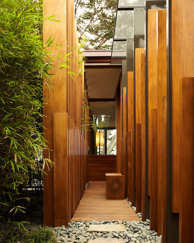 Contemporary Entry by Dirk Denison Architects