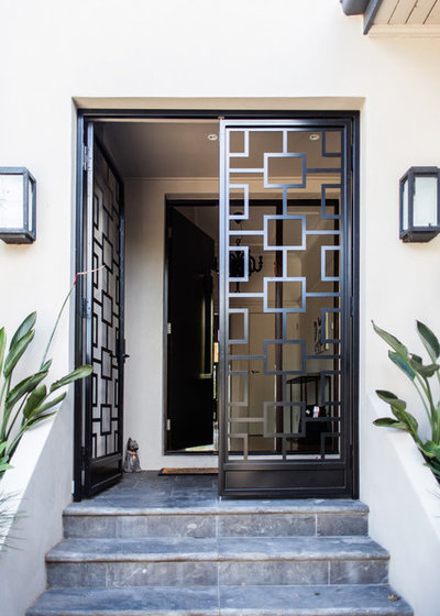 Contemporary Entry by White Chalk Interiors