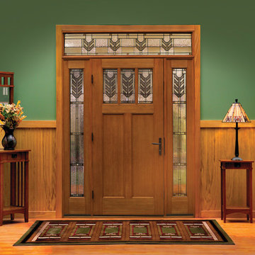 CCA232D_ Villager Fiberglass Door, Classic-Craft American Style Doors Collection