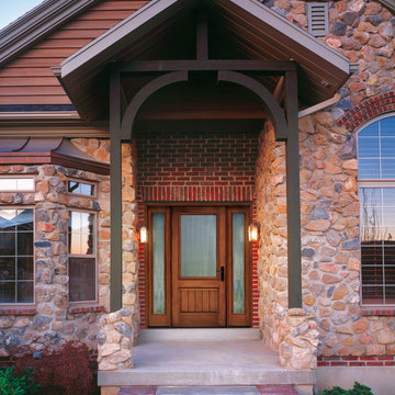 CCR20520XR_Rainglass_ced Classic-Craft Rustic Doors Collection