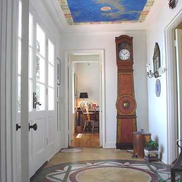 Chapel Ceiling Mural, Painted Floor