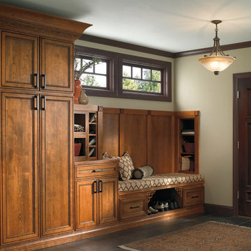 Cherry Entryway Cabinets