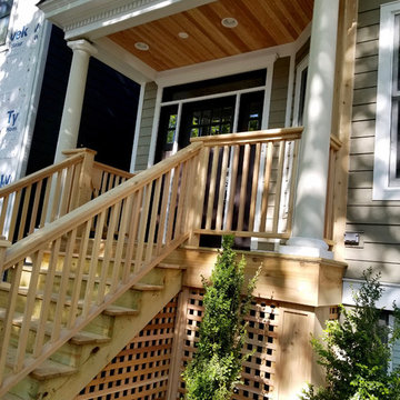 Chicago, IL 60618 James Hardie Siding Woodstock Brown Full Exterior Remodel