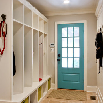 Classic Coastal Colonial Renovation - the Mudroom