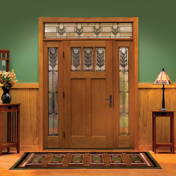 Classic-Craft American Style door, sidelites and transom