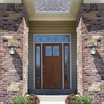 Classic-Craft American Style door, sidelites and transom
