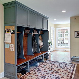 Classic mudroom cubbies