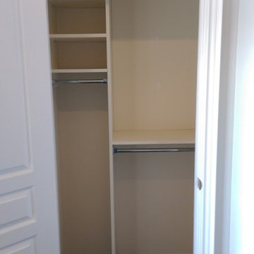 Coat closet with storage