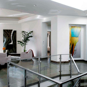 colorful contemporary, entry