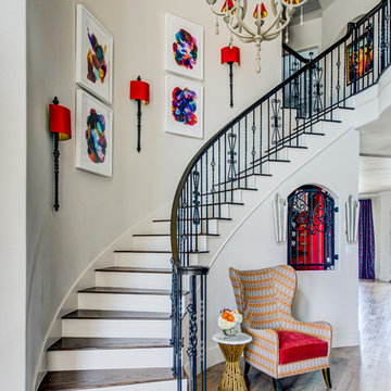 Colorful Contemporary: Foyer