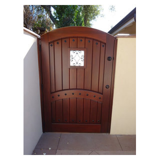 Combination Doors and Gates. - Mediterranean - Entry - Los Angeles - by ...