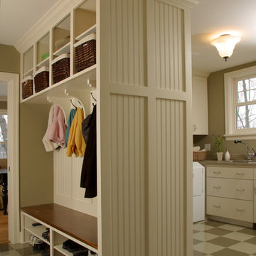 Combination Mudroom and Laundry Room
