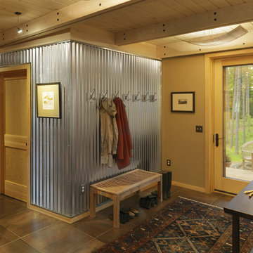 Contemporary Camp in the Woods