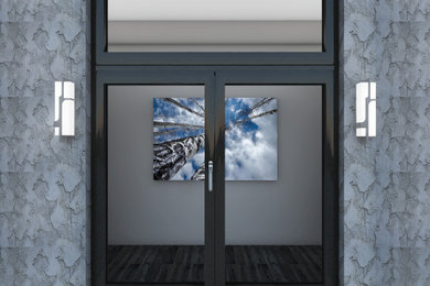 コンテンポラリースタイルのおしゃれな玄関の写真