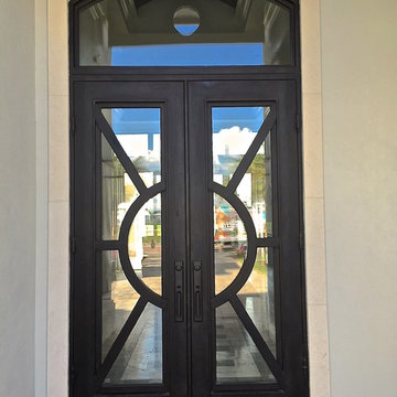 Contemporary Iron Doors