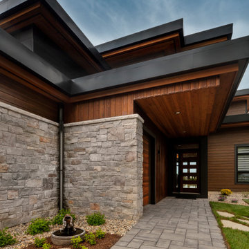 Contemporary Lake House