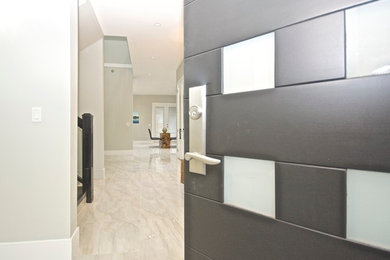 Inspiration for a modern entryway remodel in Vancouver