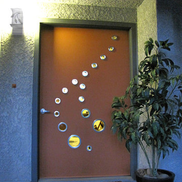 Contemporay design front door
