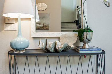 Inspiration for a transitional entryway remodel in Atlanta
