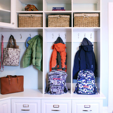 Corner Mud Room Lockers