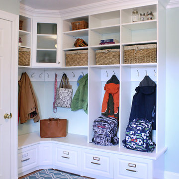 Corner Mud Room Lockers