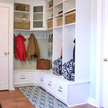 Corner Mud Room Lockers