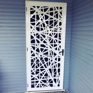 Country Cottage with contemporary door