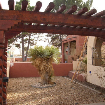 Covered New Mexican Style Entryway