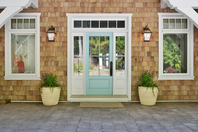 Example of a beach style entryway design in Vancouver